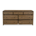 Riley - 7 Drawer Dresser - Oak - Moe's Home Collection - Dressers - Elite Enclave Home