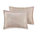 Mira - Crushed Velvet Sherpa Reversible Comforter Set - Blush - Intelligent Design - Comforters & Sets - Elite Enclave Home