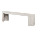 Lyon - Outdoor Bench - White - Moe's Home Collection - Benches - Elite Enclave Home