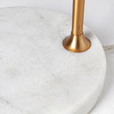 Lamp Base LED With Bronze Shade - White