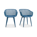 Piazza - Outdoor Chair (Set of 2) - Blue - Moe's Home Collection - Chair Sets - Elite Enclave Home