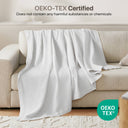 Waffle Weave - King Cotton Blanket - White