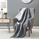 Heated Throw Extra Comfort - Dark Gray - Serta - Heated Throws - Elite Enclave Home