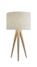 Treble Table Lamp - Natural Wood