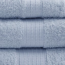 Organic - 6 Piece Towel Set - Blue - Madison Park - Towel Sets - Elite Enclave Home