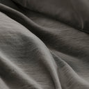 Porter - Full Soft Washed Pleated Comforter Set - Gray