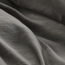 Porter - California King Soft Washed Pleated Duvet Cover Set - Gray - Comfort Spaces - Duvet Covers & Shams - Elite Enclave Home