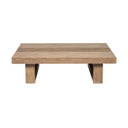 33" Solid Wood Outdoor Coffee Table - Natural