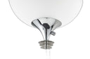 Modern Thick Pole Torchiere Floor Lamp - Silver - HomeRoots - Floor Lamps - Elite Enclave Home