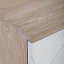 Tightrope - 4 Door Modern Sideboard Cabinet - White & Light Brown