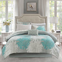 Maible - Twin Complete Comforter And Sheet Set - Aqua