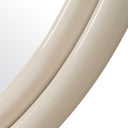 Florian - Warm White Round Mirror - White - Uttermost - Accent Mirrors- Elite Enclave Home