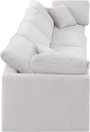 Indulge - Velvet 4 Seat Modular Sofa - Meridian Furniture - Stationary Sectionals - Elite Enclave Home