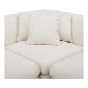 Lowtide - Dream Modular Configuration - Warm White - Moe's Home Collection - Stationary Sectionals - Elite Enclave Home