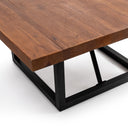 Messina - Dining Table - Brown / Black - Classic Home - Dining Tables - Elite Enclave Home