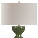 Curhan - Glaze Table Lamp - Green