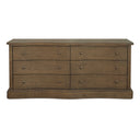 Clarence - 6 Drawer Dresser - Warm Brown