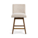 Ava - Swivel Counter Stool - Vanilla Oat - Classic Home - Counter Height (24" - 27") - Elite Enclave Home