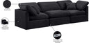 Indulge - Velvet 3 Seat Modular Sofa - Meridian Furniture - Stationary Sectionals - Elite Enclave Home