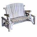 59" Solid Wood Adirondack Chair - Natural