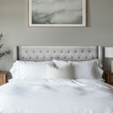 Amelia - Queen Upholstery Headboard - Gray