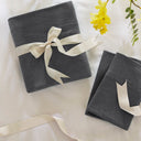 Cotton Blend Jersey Knit - Queen All Season Sheet Set - Dark Gray