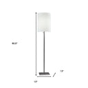 Floor Lamp Classic Silhouette - Silver - HomeRoots - Floor Lamps - Elite Enclave Home