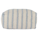 Poufs - Delgada Pouf - Natural/Blue - Classic Home - Accent Poufs - Elite Enclave Home