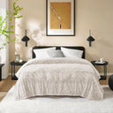 Zuri - 90" x 90" Blanket - Snow Leopard