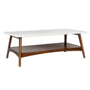 Parker - Coffee Table - Off - White / Pecan - Madison Park - Coffee Tables - Elite Enclave Home
