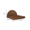 Watson - King Bed - Walnut - Moe's Home Collection - Slat Beds - Elite Enclave Home