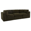 Cates - Modular Sofa - Dark Green - Moe's Home Collection - Stationary Sofas - Elite Enclave Home