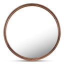 Alcott - Round Accent Mirror Large - Dark Brown - Moe's Home Collection - Accent Mirrors - Elite Enclave Home