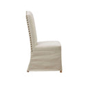 Foster - High Back Dining Chairs With Skirts (Set of 2) - Beige - Madison Park - Chair Sets - Elite Enclave Home