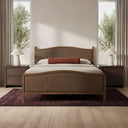 Eve - Queen Bed - Brown - Moe's Home Collection - Upholstered Beds - Elite Enclave Home