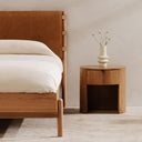 Theo - One Drawer Nightstand - Light Brown - Moe's Home Collection - Accent Nightstands - Elite Enclave Home