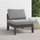 Meridian Nizuc Outdoor Patio Armless Chair – modular design with waterproof fabric cushions and aluminum frame