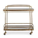 Scarritt - Bar Cart - Antique Brass