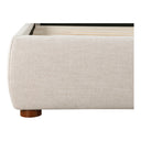 Luzon - King Bed Tall Headboard - Wheat - Moe's Home Collection - Upholstered Beds - Elite Enclave Home