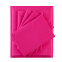 Microfiber - Sheet Set With Side Storage Pockets - Pink