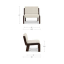 Edie - Accent Chair - White - Moe's Home Collection - Accent Chairs - Elite Enclave Home