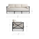 Willow - Outdoor Sofa - Cream - Moe's Home Collection - Sofas - Elite Enclave Home