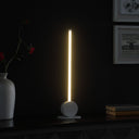 Metal Leaning Stick LED Table Lamp - White