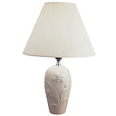 Iris Urn Shape Table Lamp - Ivory