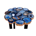 Azul - Agate Accent Table - Blue - Moe's Home Collection - Accent Tables - Elite Enclave Home