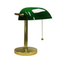 Hooded Table Lamp - Gold And Green