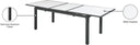 Nizuc - Outdoor Patio Extendable Dining Table - Meridian Furniture - Dining Tables- Elite Enclave Home