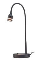 Metal LED Adjustable Desk Lamp - Matte Black