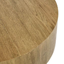 Layne - Round Coffee Table With Casters