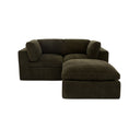 Cates - Nook Modular Sectional - Dark Green - Moe's Home Collection - Stationary Sectionals - Elite Enclave Home